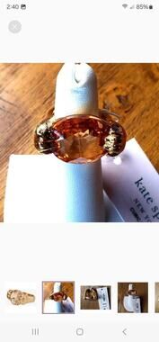 Kate Spade House Cat Double
Paw Ring 6 NWT